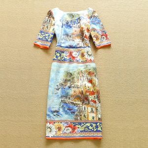 designer runway floral print dress US size XS 0 2